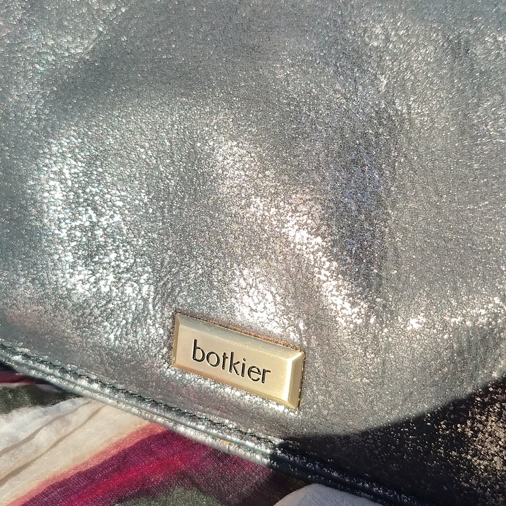 Botkier Platinum Leather Clutch - Picture 6 of 9